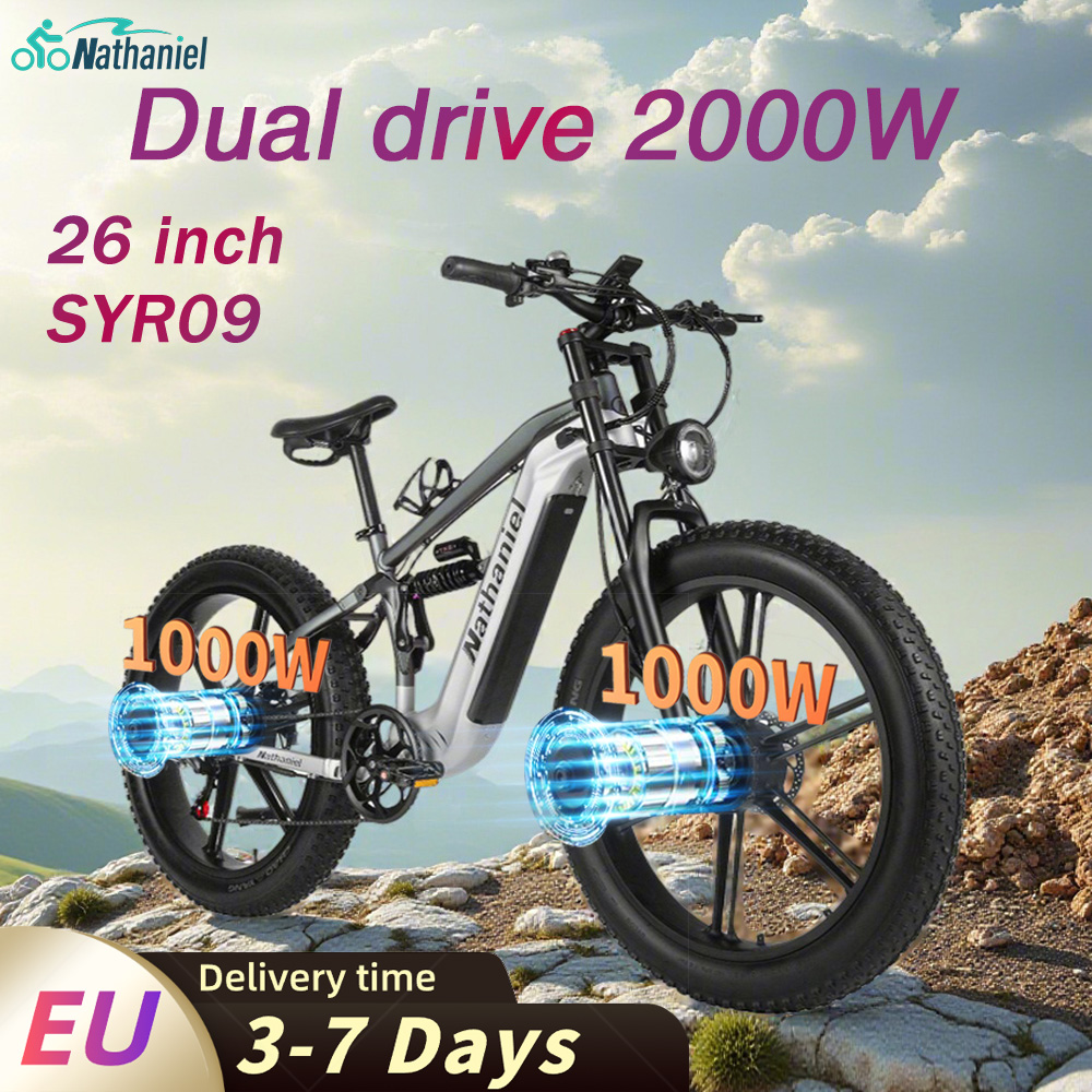 Dual Motor Ebike Kit 2000W - Nathaniel SYR09 Bicicleta Elétrica 2000W Motor