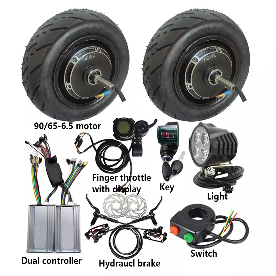 Dual Motor Ebike Kit 2000W - Kit de conversão Ebike 48V 2000w