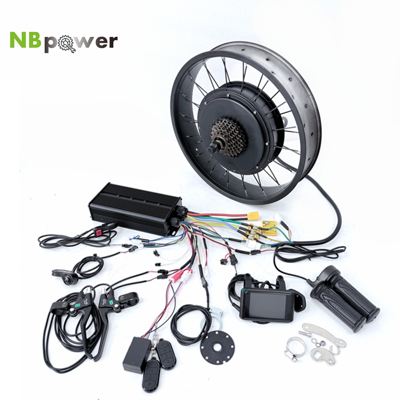 Kit de Conversão para Biciclet - 5000W Hub Motor Kit 72V avaliação e preço