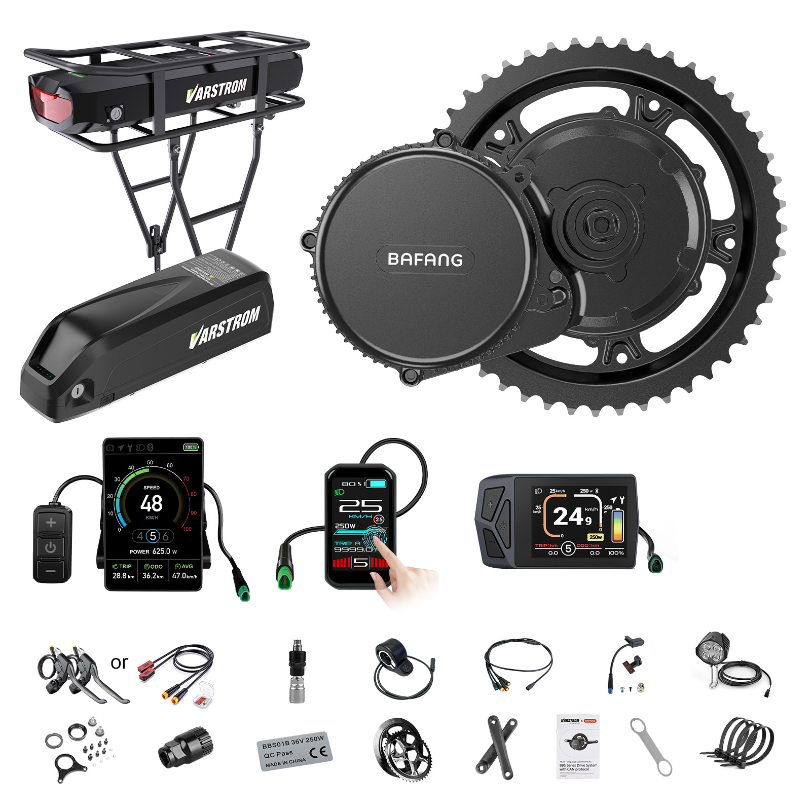 [Envio dos EUA] Kit de Motor C - Torque Sensor Mid Drive Motor Kit avaliação e preço