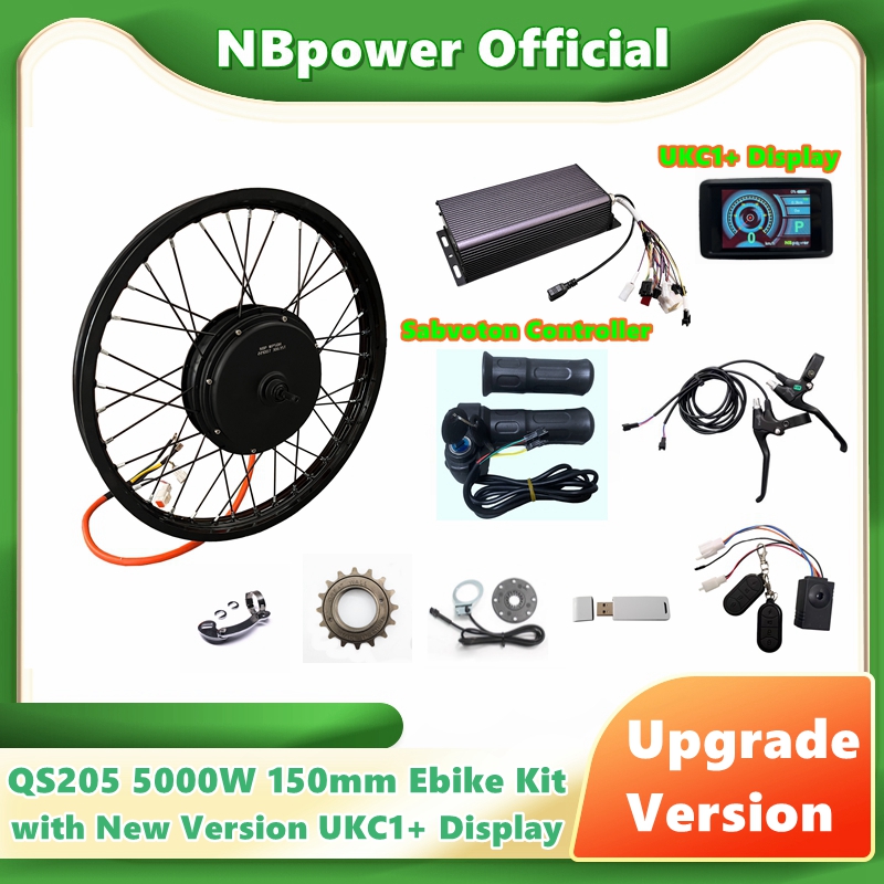 Nbpower/qs205 5000w v3 150mm m - 5000W Hub Motor Kit 72V avaliação e preço