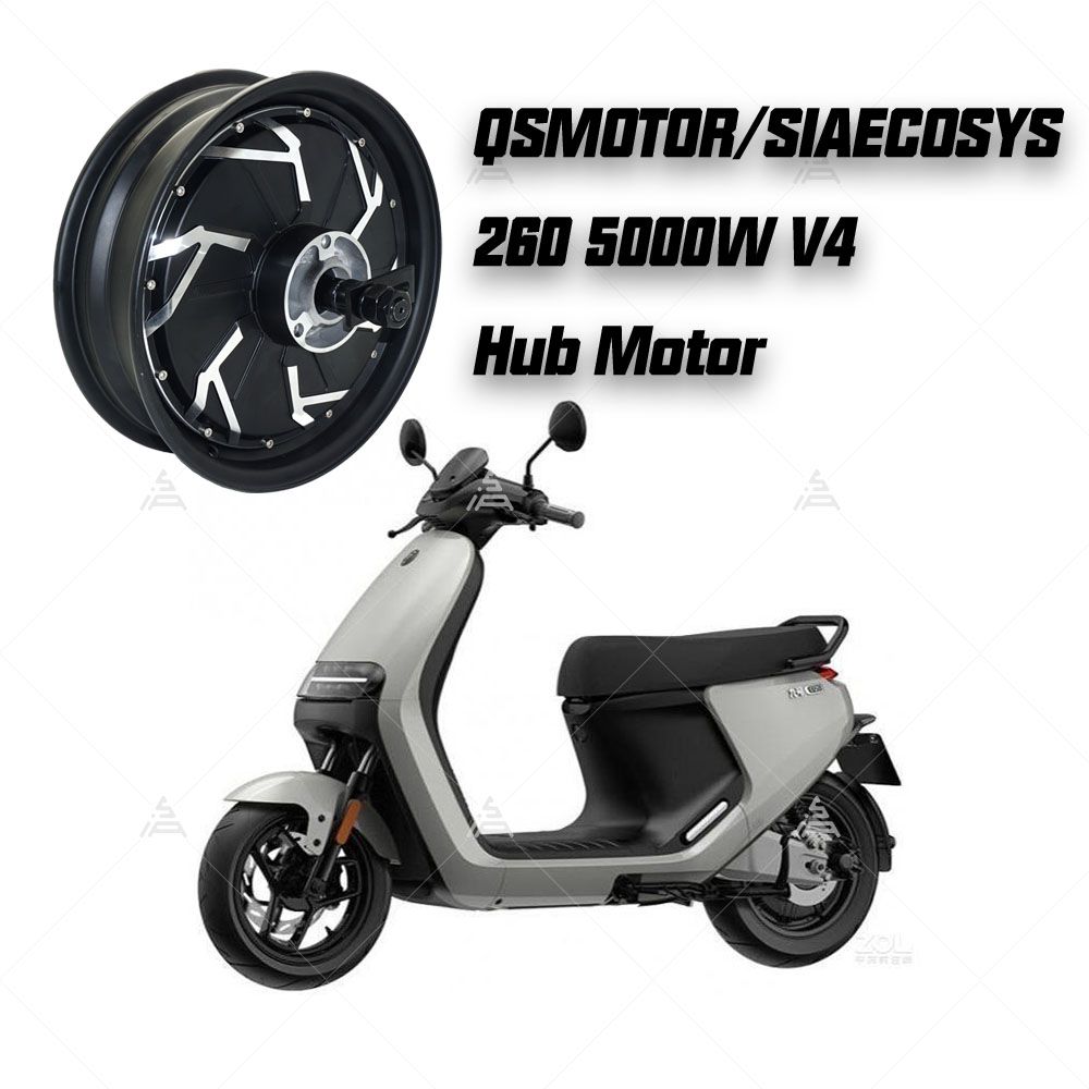 Motor de Cubo QSMotor QS260 V4 - Direct Drive Hub Motor 72V 5000W avaliação e preço